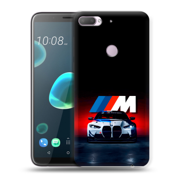Силиконовый чехол на HTC Desire 12 Plus с принтом БМВ BMW Силиконовый чехол на HTC Desire 12 Plus с принтом БМВ BMW
