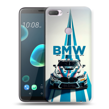 Силиконовый чехол на HTC Desire 12 Plus с принтом БМВ BMW Силиконовый чехол на HTC Desire 12 Plus с принтом БМВ BMW