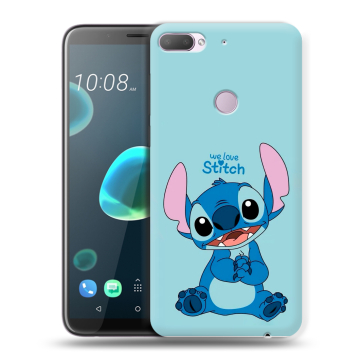 Силиконовый чехол на HTC Desire 12 Plus с принтом Лило и Стич
