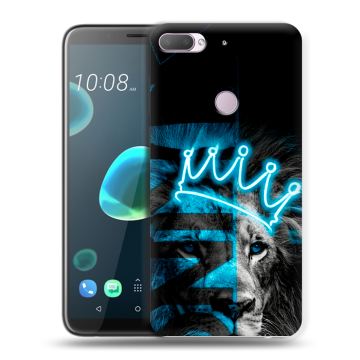 Силиконовый чехол на HTC Desire 12 Plus с принтом Король лев