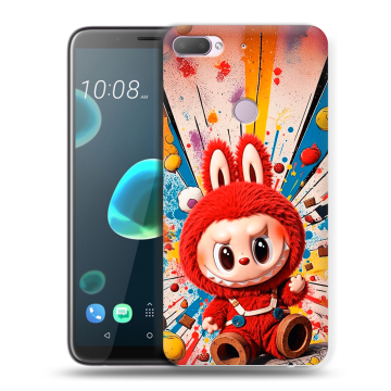Силиконовый чехол на HTC Desire 12 Plus с принтом Labubu Лабубу Силиконовый чехол на HTC Desire 12 Plus с принтом Labubu Лабубу
