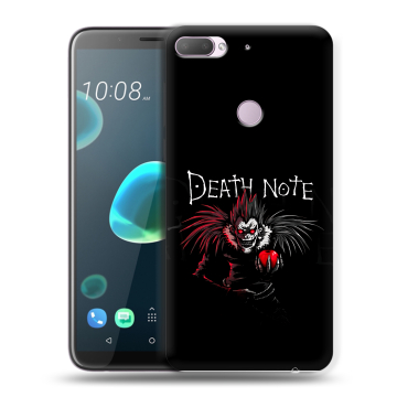 Силиконовый чехол на HTC Desire 12 Plus с принтом Death note Тетрадь смерти Силиконовый чехол на HTC Desire 12 Plus с принтом Death note Тетрадь смерти