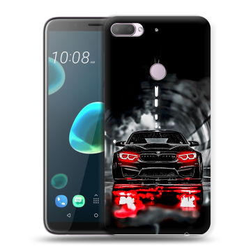 Силиконовый чехол на HTC Desire 12 Plus с принтом BMW БМВ Силиконовый чехол на HTC Desire 12 Plus с принтом BMW БМВ