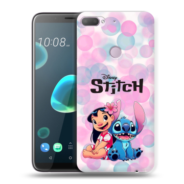 Силиконовый чехол на HTC Desire 12 Plus с принтом Лило и Стич Силиконовый чехол на HTC Desire 12 Plus с принтом Лило и Стич