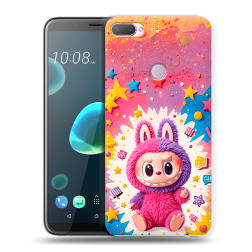 Силиконовый чехол на HTC Desire 12 Plus с принтом Labubu Лабубу Силиконовый чехол на HTC Desire 12 Plus с принтом Labubu Лабубу