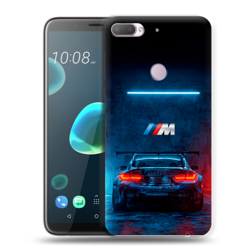 Силиконовый чехол на HTC Desire 12 Plus с принтом BMW БМВ Силиконовый чехол на HTC Desire 12 Plus с принтом BMW БМВ