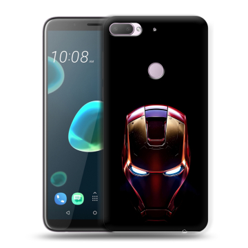 Силиконовый чехол на HTC Desire 12 Plus с принтом IronMan Железный человек Силиконовый чехол на HTC Desire 12 Plus с принтом IronMan Железный человек