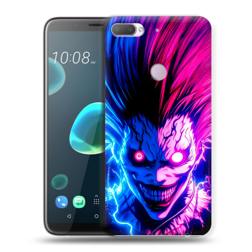 Силиконовый чехол на HTC Desire 12 Plus с принтом Death note Тетрадь смерти