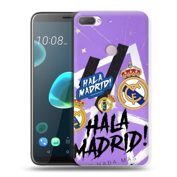 Силиконовый чехол на HTC Desire 12 Plus с принтом Real Madrid Реал Мадрид Силиконовый чехол на HTC Desire 12 Plus с принтом Real Madrid Реал Мадрид
