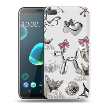 Силиконовый чехол на HTC Desire 12 Plus с принтом Y2K Силиконовый чехол на HTC Desire 12 Plus с принтом Y2K