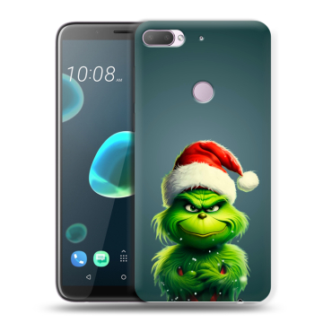Силиконовый чехол на HTC Desire 12 Plus с принтом Новый год