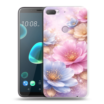 Силиконовый чехол на HTC Desire 12 Plus с принтом женский Силиконовый чехол на HTC Desire 12 Plus с принтом женский