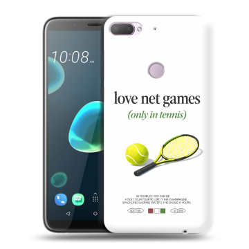 Силиконовый чехол на HTC Desire 12 Plus с принтом для девочек