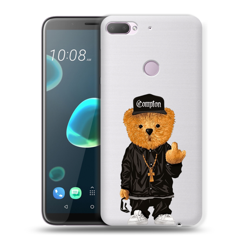 Пластиковый чехол на HTC Desire 12 Plus с принтом Мишка Пластиковый чехол на HTC Desire 12 Plus с принтом Мишка