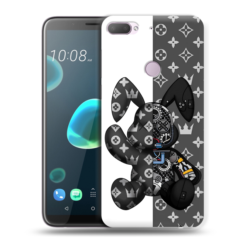 Силиконовый чехол на HTC Desire 12 Plus с принтом Луи робот Силиконовый чехол на HTC Desire 12 Plus с принтом Луи робот