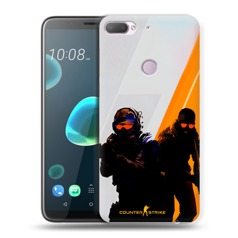 Пластиковый чехол на HTC Desire 12 Plus с принтом Контер страйк Counter strike Пластиковый чехол на HTC Desire 12 Plus с принтом Контер страйк Counter strike