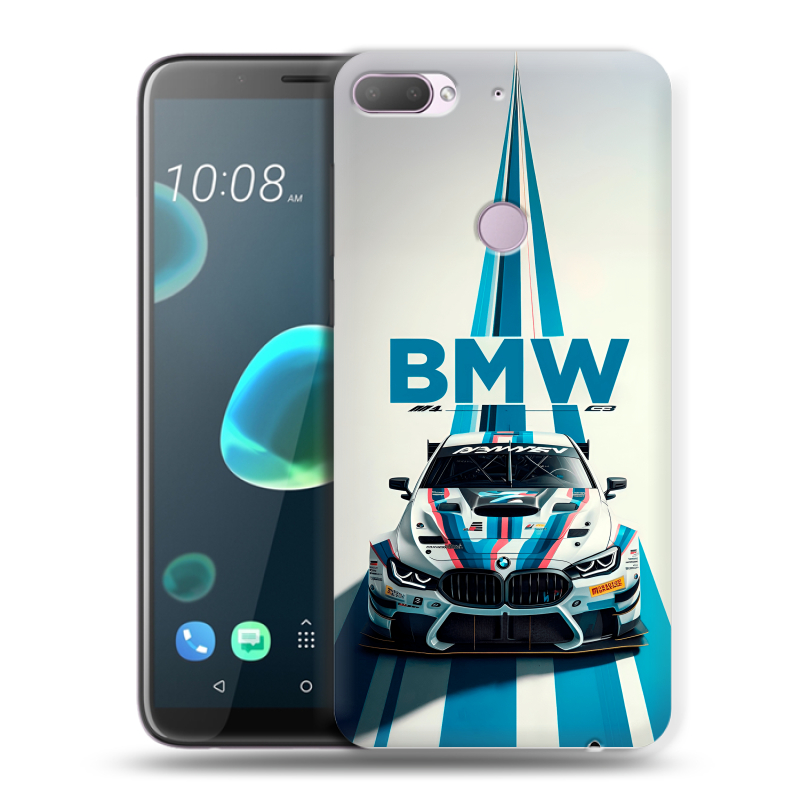Силиконовый чехол на HTC Desire 12 Plus с принтом БМВ BMW Силиконовый чехол на HTC Desire 12 Plus с принтом БМВ BMW