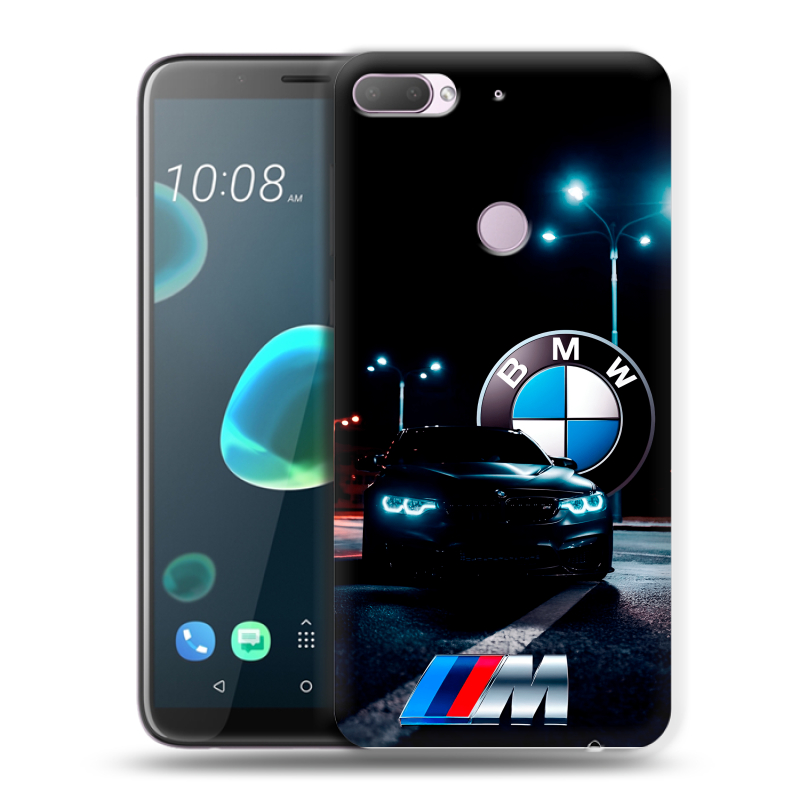 Силиконовый чехол на HTC Desire 12 Plus с принтом БМВ BMW Силиконовый чехол на HTC Desire 12 Plus с принтом БМВ BMW