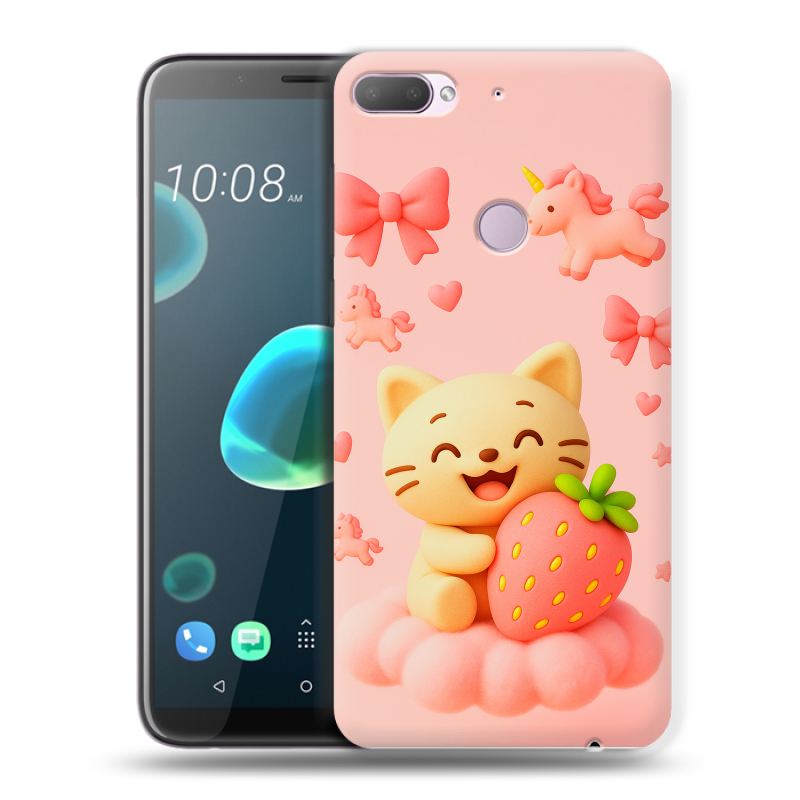 Силиконовый чехол на HTC Desire 12 Plus с принтом для девочек Силиконовый чехол на HTC Desire 12 Plus с принтом для девочек