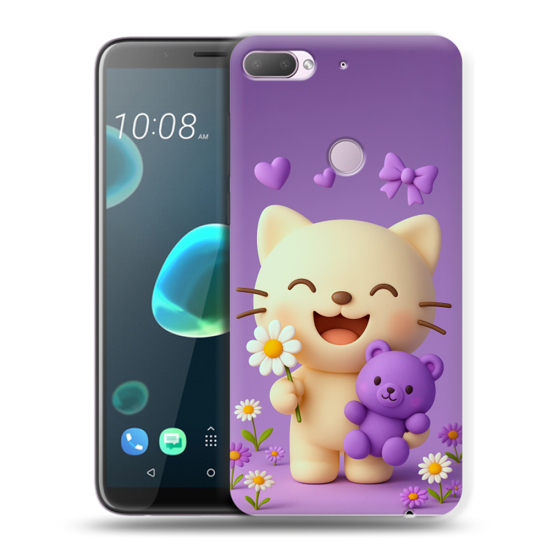 Силиконовый чехол на HTC Desire 12 Plus с принтом для девочек Силиконовый чехол на HTC Desire 12 Plus с принтом для девочек