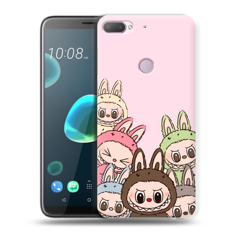 Силиконовый чехол на HTC Desire 12 Plus с принтом Лабубу Силиконовый чехол на HTC Desire 12 Plus с принтом Лабубу
