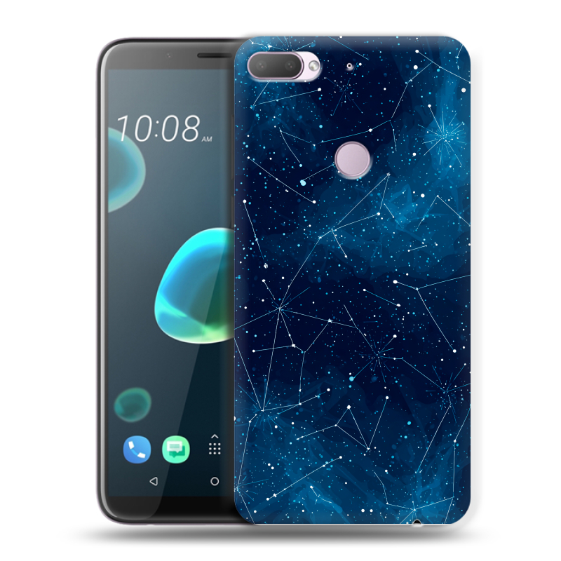 Силиконовый чехол на HTC Desire 12 Plus с принтом Космос звезды Силиконовый чехол на HTC Desire 12 Plus с принтом Космос звезды