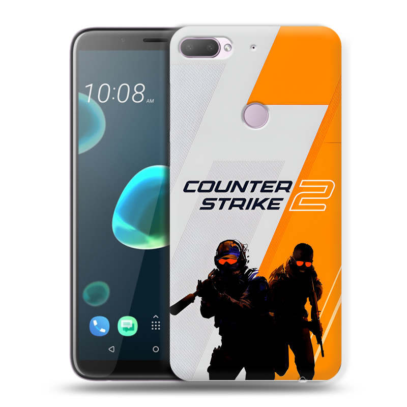 Силиконовый чехол на HTC Desire 12 Plus с принтом Counter Strike Силиконовый чехол на HTC Desire 12 Plus с принтом Counter Strike