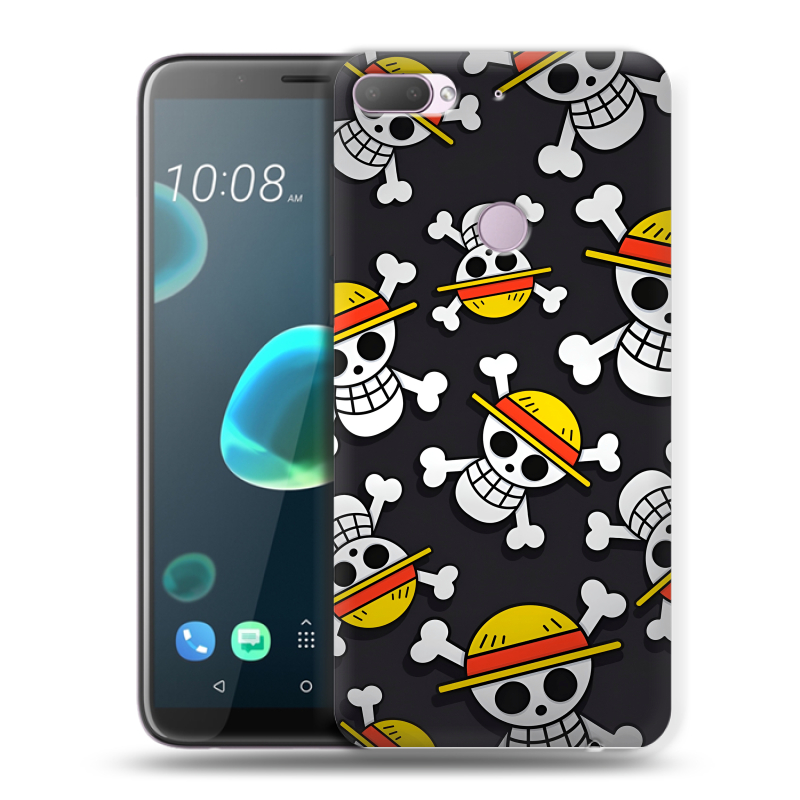 Силиконовый чехол на HTC Desire 12 Plus с принтом One Piece Ван Пис Силиконовый чехол на HTC Desire 12 Plus с принтом One Piece Ван Пис