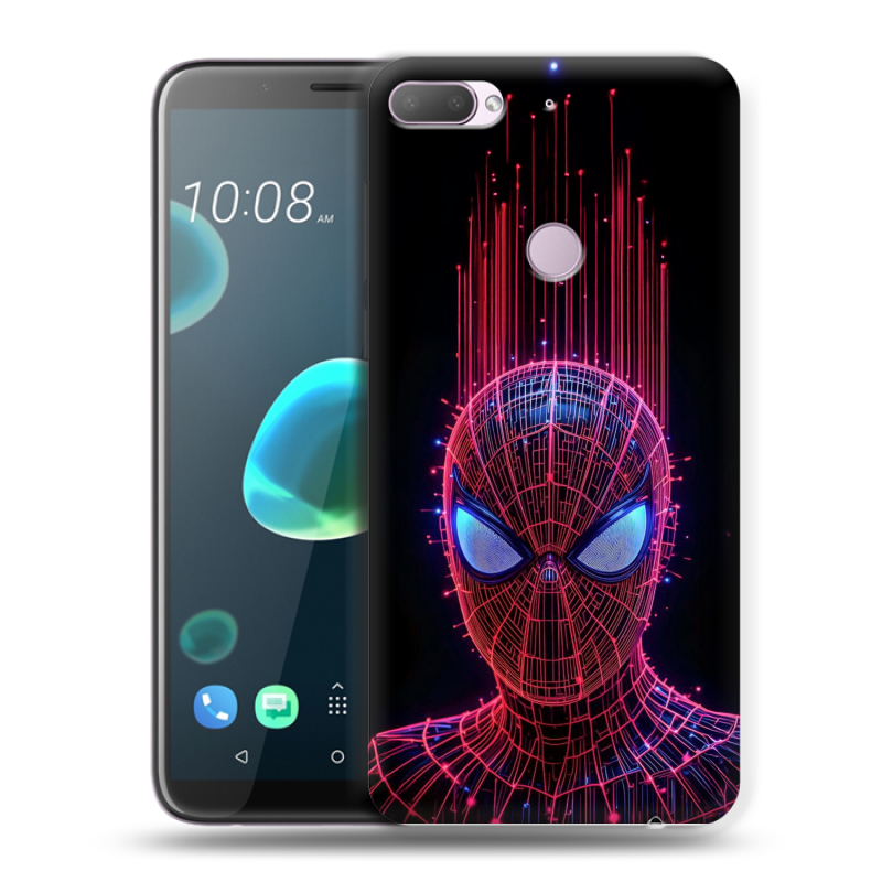 Пластиковый чехол на HTC Desire 12 Plus с принтом Spiderman Человек паук Пластиковый чехол на HTC Desire 12 Plus с принтом Spiderman Человек паук