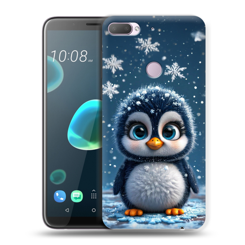 Пластиковый чехол на HTC Desire 12 Plus с принтом Новый год Пластиковый чехол на HTC Desire 12 Plus с принтом Новый год