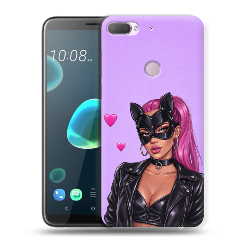 Силиконовый чехол на HTC Desire 12 Plus с принтом женский Силиконовый чехол на HTC Desire 12 Plus с принтом женский