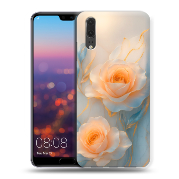 Силиконовый чехол на Huawei P20 с принтом Женский Силиконовый чехол на Huawei P20 с принтом Женский