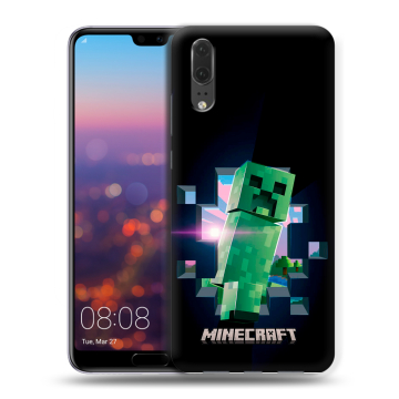 Силиконовый чехол на Huawei P20 с принтом Майнкрафт Minecraft Силиконовый чехол на Huawei P20 с принтом Майнкрафт Minecraft