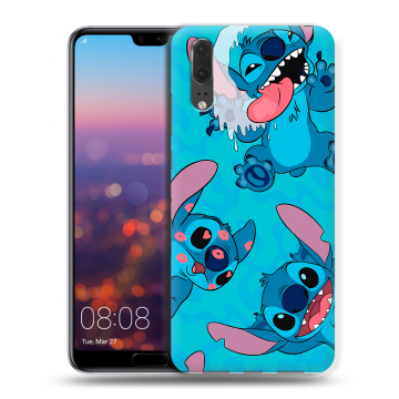 Силиконовый чехол на Huawei P20 с принтом Лило и Стич