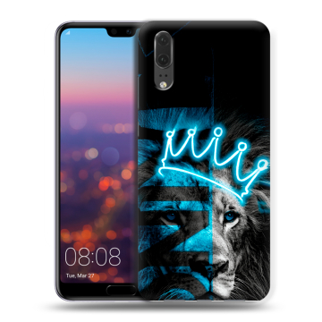 Силиконовый чехол на Huawei P20 с принтом Король лев Силиконовый чехол на Huawei P20 с принтом Король лев