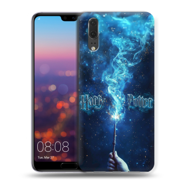 Силиконовый чехол на Huawei P20 с принтом Harry Potter Гарри Поттер