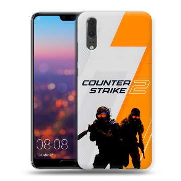 Силиконовый чехол на Huawei P20 с принтом Counter Strike Силиконовый чехол на Huawei P20 с принтом Counter Strike
