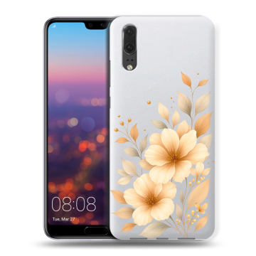 Силиконовый чехол на Huawei P20 с принтом для девушки Силиконовый чехол на Huawei P20 с принтом для девушки