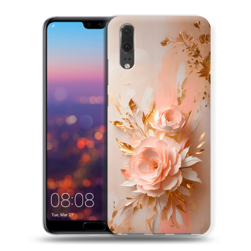 Силиконовый чехол на Huawei P20 с принтом женский Силиконовый чехол на Huawei P20 с принтом женский