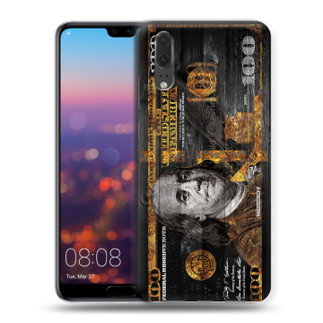 Силиконовый чехол на Huawei P20 с принтом Доллар деньги Силиконовый чехол на Huawei P20 с принтом Доллар деньги