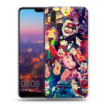Силиконовый чехол на Huawei P20 с принтом Gravity Falls Гравити Фолз Силиконовый чехол на Huawei P20 с принтом Gravity Falls Гравити Фолз