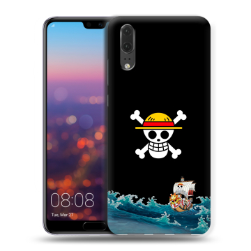 Силиконовый чехол на Huawei P20 с принтом One Piece Ван Пис