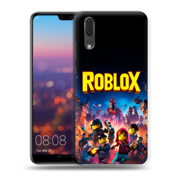 Силиконовый чехол на Huawei P20 с принтом Roblox Роблокс Силиконовый чехол на Huawei P20 с принтом Roblox Роблокс