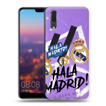 Силиконовый чехол на Huawei P20 с принтом Real Madrid Реал Мадрид