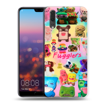 Силиконовый чехол на Huawei P20 с принтом Флагер Fuggler