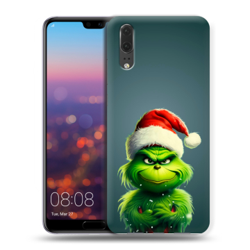 Силиконовый чехол на Huawei P20 с принтом Новый год Силиконовый чехол на Huawei P20 с принтом Новый год