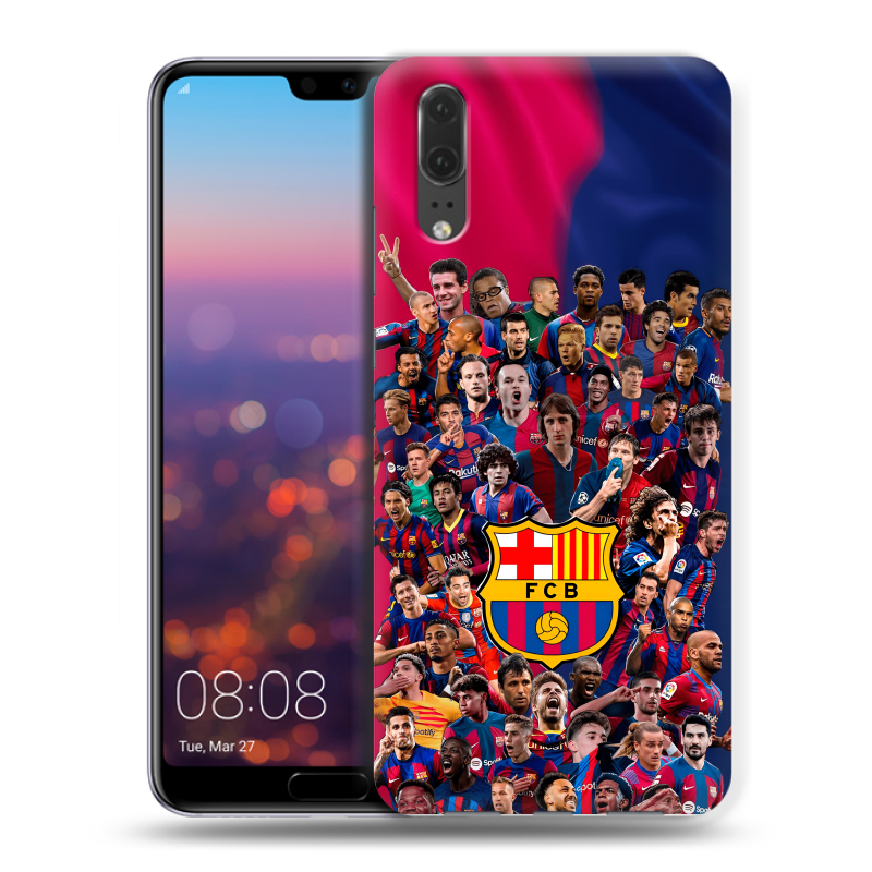 Силиконовый чехол на Huawei P20 с принтом Барселона Barcelona Силиконовый чехол на Huawei P20 с принтом Барселона Barcelona