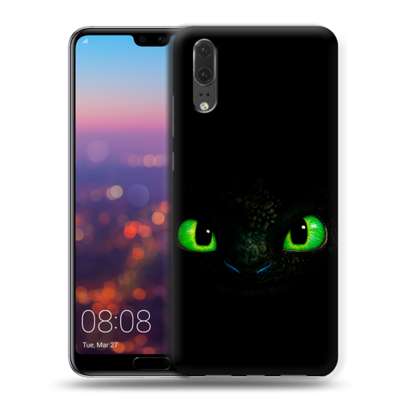 Силиконовый чехол на Huawei P20 с принтом Как приручить дракона Силиконовый чехол на Huawei P20 с принтом Как приручить дракона