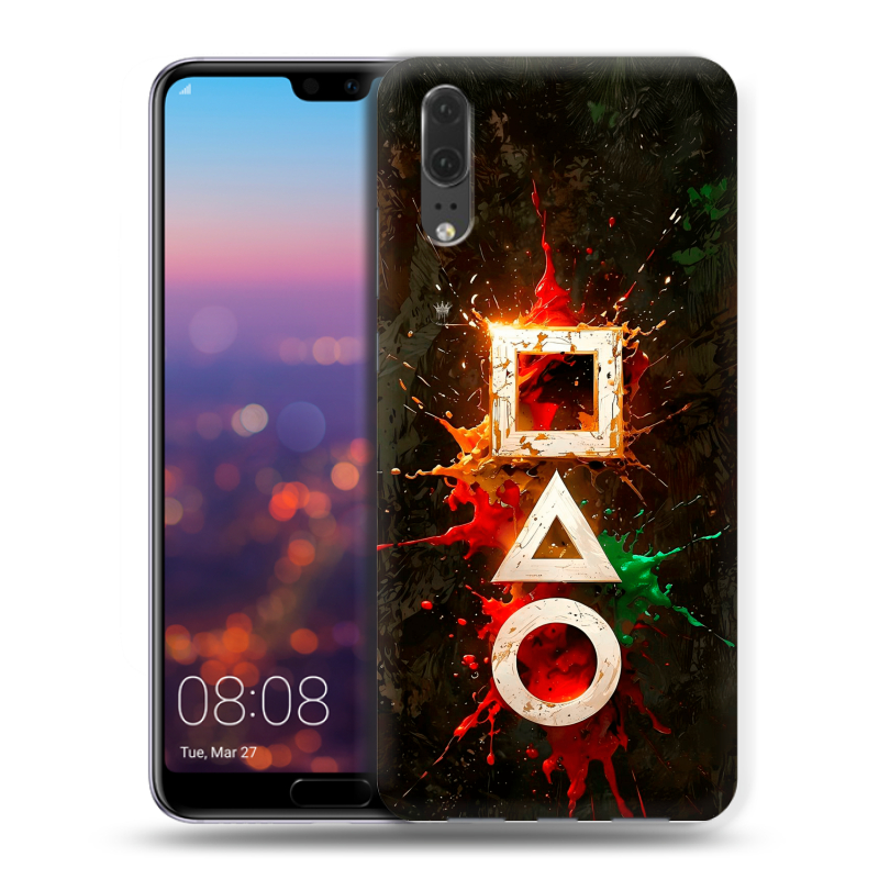 Силиконовый чехол на Huawei P20 с принтом Squid Game Игра кальмара Силиконовый чехол на Huawei P20 с принтом Squid Game Игра кальмара