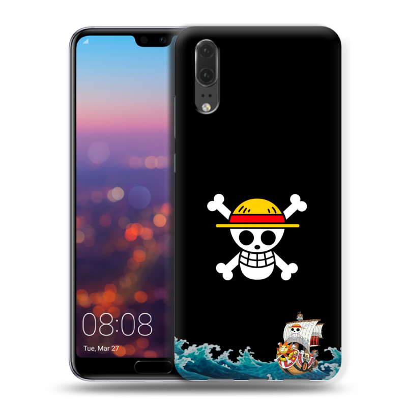 Силиконовый чехол на Huawei P20 с принтом One Piece Ван Пис Силиконовый чехол на Huawei P20 с принтом One Piece Ван Пис